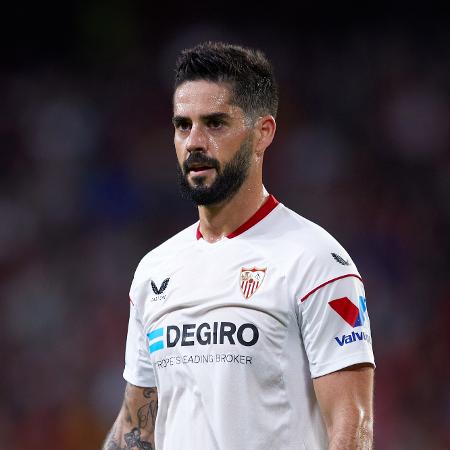 Isco durante jogo do Sevilla contra a Real Sociedad, pelo Campeonato Espanhol