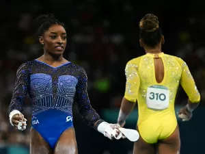 Perto do ouro? Rebeca é rival que mais se aproximou de Biles em 9 anos