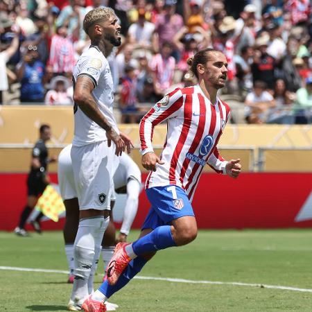 Griezmann, do Atlético de Madri, comemora gol marcado no Botafogo, pelo Mundial de Clubes 2025 Griezmann, do Atlético de Madri, comemora gol marcado no Botafogo, pelo Mundial de Clubes 2025