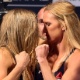 Ronda Rousey e Holly Holm fazem encarada tensa em pesagem do UFC 193 - Josh Hedges/Zuffa LLC/Getty Images