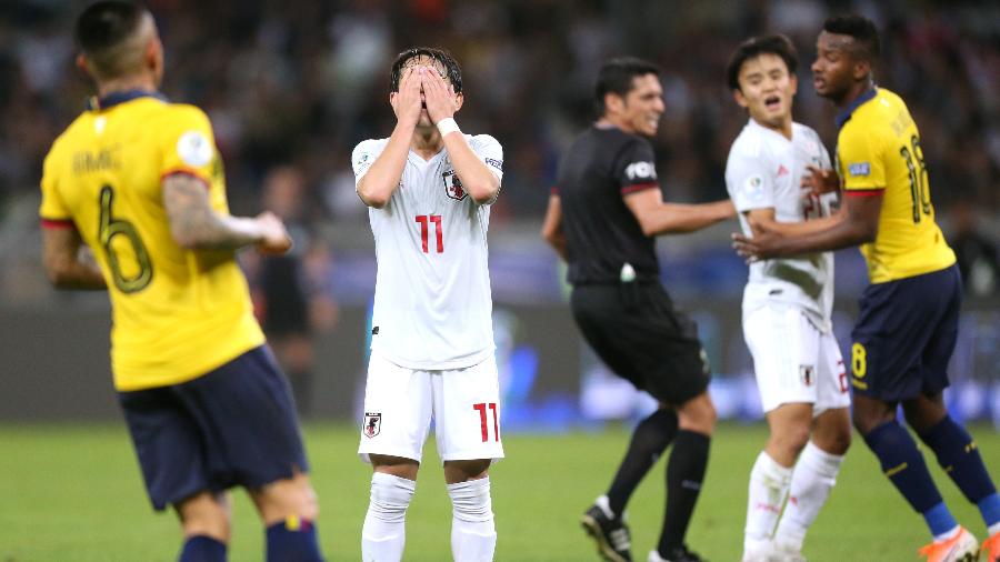 Japão se despediu da Copa América com empate em 1 a 1 diante do Equador - REUTERS/Edgard Garrido 