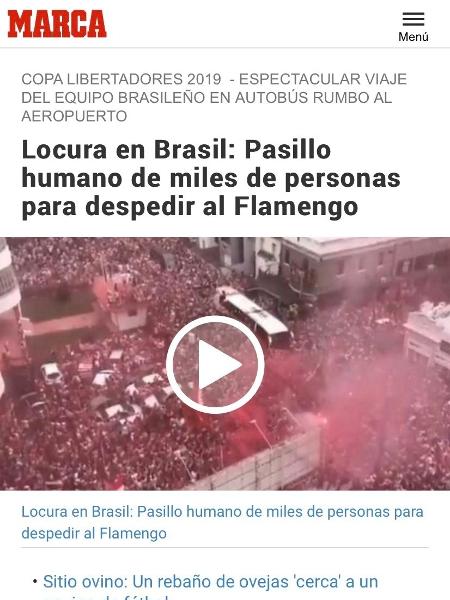 Marca confundiu festas das torcidas de Flamengo e Náutico - Reprodução/Marca