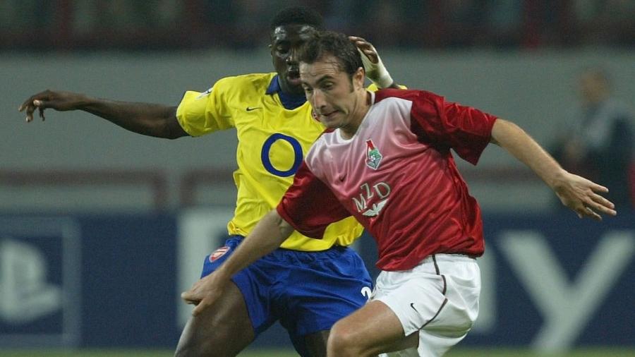 Tentativa de cilada aconteceu antes do jogo Lokomotiv Moscou 0 x 0 Arsenal pela Liga dos Campeões da Europa 2003/2004 - Ian Walton/Getty Images