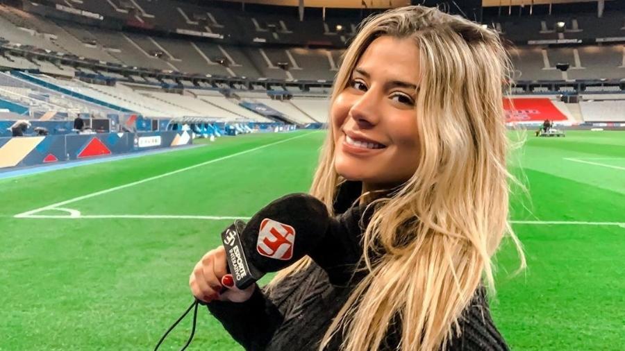 A repórter Isabela Pagliaria, do Esporte Interativo, diz que está com coronavírus - Reprodução/Instagram/@isabelapagliari