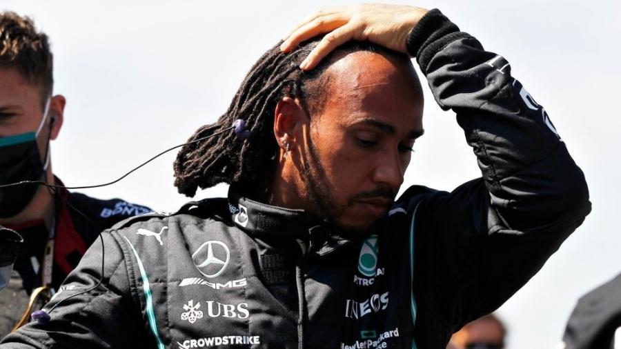 O heptacampeão Lewis Hamilton não dá declarações públicas desde a perda do título para Max Verstappen - Fórmula 1