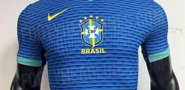 Camisa reserva azul do Brasil 2024 tem imagem vazada » MDF