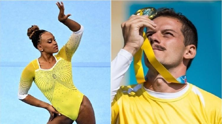 Rebeca Andrade e Marcus D'Almeida foram os grandes vencedores do Prêmio Brasil Olímpico