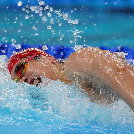 Pan Zhanle, nadador chinês, bateu o próprio recorde mundial nos 100m livre da natação nas Olimpíadas de Paris-2024