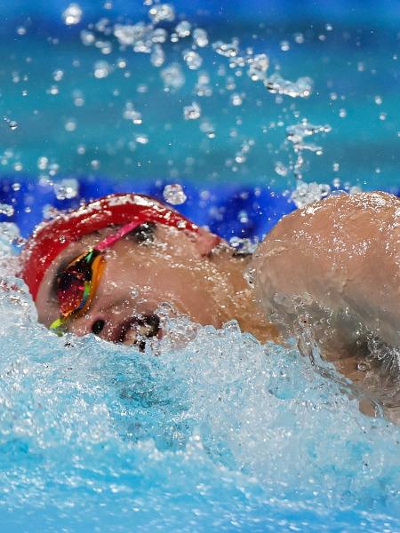 Pan Zhanle, nadador chinês, bateu o próprio recorde mundial nos 100m livre da natação nas Olimpíadas de Paris-2024