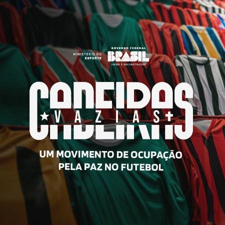 Capa da campanha "Cadeiras Vazias", do Governo Federal