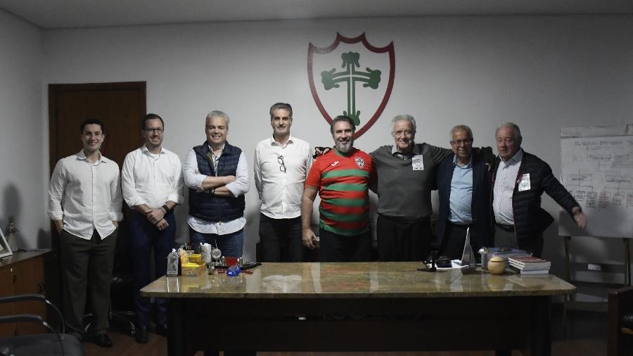 Da direita para esquerda: Amilcar Casado, Avelino Thomaz, João Carlos Martins, Antonio Carlos Castanheira, André Berlinguer, Alex Borgeous, Stefan Madach e Leonardo Capriolli Da direita para esquerda: Amilcar Casado, Avelino Thomaz, João Carlos Martins, Antonio Carlos Castanheira, André Berlinguer, Alex Borgeous, Stefan Madach e Leonardo Capriolli
