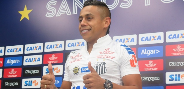 Colombiano Vladimir Hernández ainda não teve seu nome publicado no BID - Divulgação/SantosFC