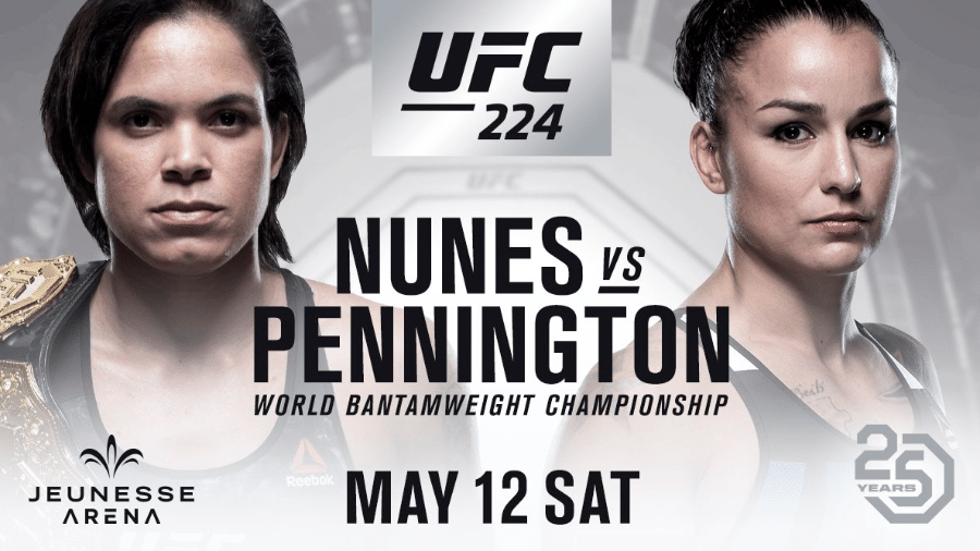 Amanda Nunes enfrenta Raquel Pennington no UFC Rio 9 - Divulgação/UFC