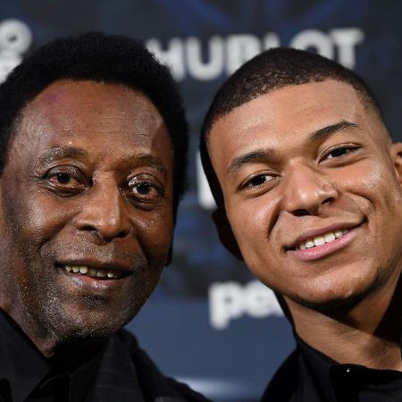 Pelé Mbappé encontro França - Franck Fife/AFP