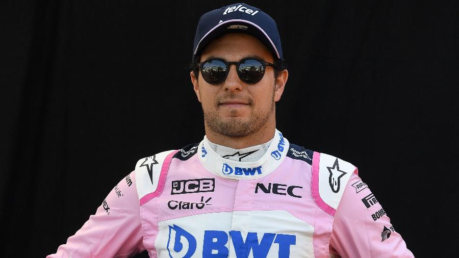 Sergio Perez, piloto da Racing Point, ficou fora de duas provas após teste positivo - William West/AFP