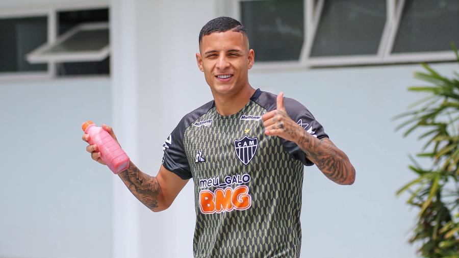 Guilherme Arana, um dos destaques do Galo, volta a trabalhar com antigo empresário - Pedro Souza/Atlético-MG