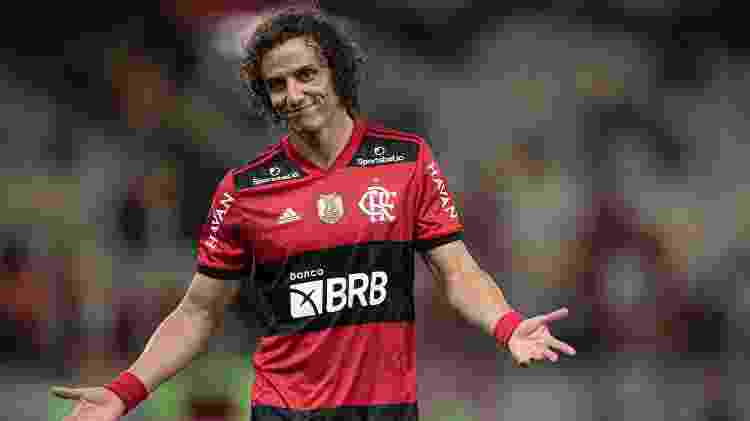 David Luiz, em ação pelo Flamengo contra o Bahia - Jorge Rodrigues/AGIF - Jorge Rodrigues/AGIF