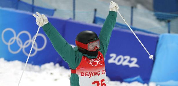 Sabrina Cass durante a Olimpíada de Inverno 2022