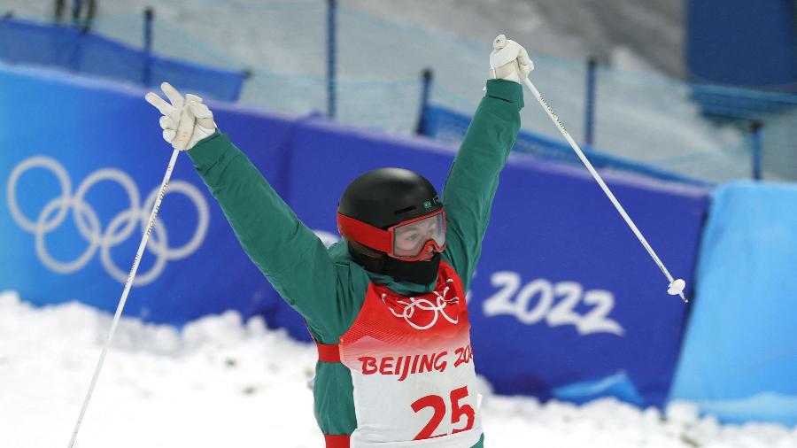 Sabrina Cass durante a Olimpíada de Inverno 2022 - REUTERS/Mike Blake