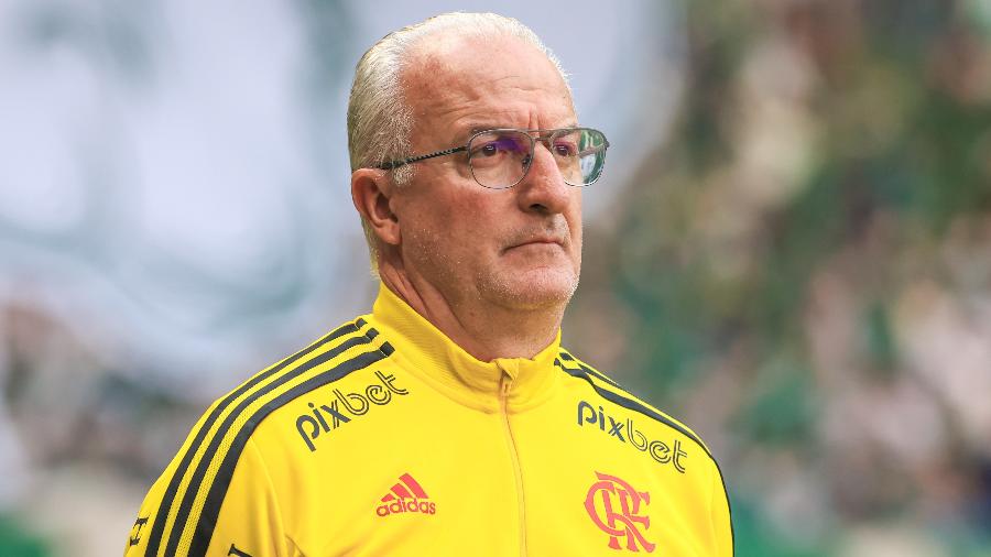 Dorival Junior, técnico do Flamengo, durante partida contra o Palmeiras - Marcello Zambrana/AGIF