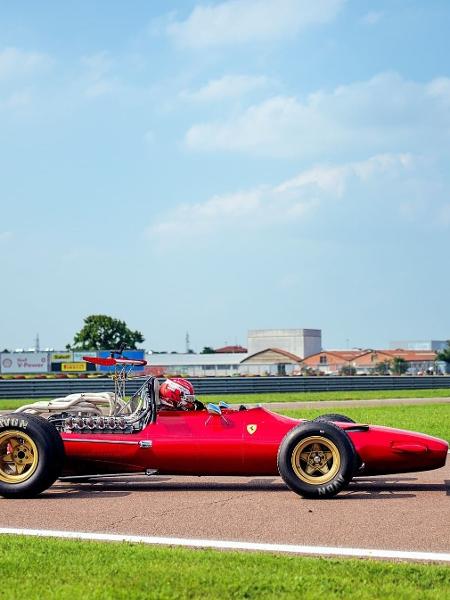 Charles Leclerc pilotou o modelo 312F1, que é popularmente conhecido como "Spaghetti" - Reprodução/Instagram