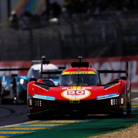 Hipercarro da Ferrari que largará na pole position na prova deste sábado - Divulgação