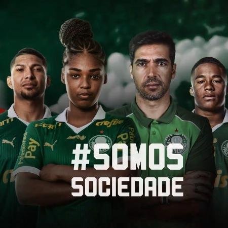 Palmeiras lança campanha contra ódio no futebol