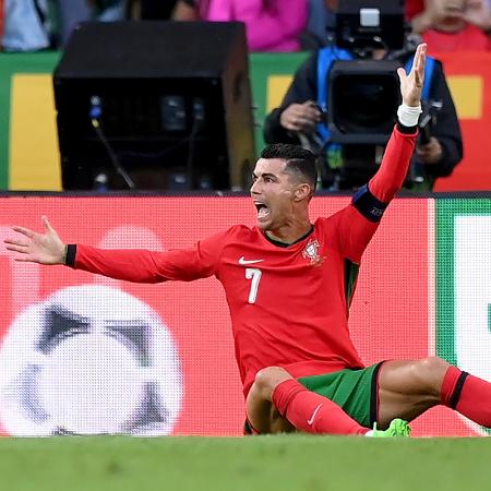 Cristiano Ronaldo, de Portugal, durante amistoso contra a Irlanda