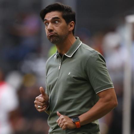 Abel Ferreira, técnico do Palmeiras, durante jogo contra o Vasco pelo Campeonato Brasileiro - WILTON JUNIOR/ESTADÃO CONTEÚDO