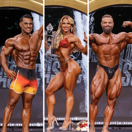 Ali Bilal, Eduarda Bezerra e Mike Sommerfeld se sagraram campeões no Arnold Ohio