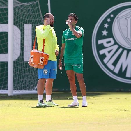 Bruno Rodrigues foi contratado no início de 2024 e só fez dois jogos com a camisa do Palmeiras - Cesar Greco/Palmeiras