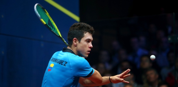 Miguel Angel Rodriguez, jogador de squash colombiano que escapou da morte