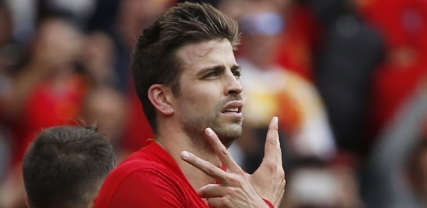 Piqué salva a Espanha nos minutos finais - REUTERS/Sergio Perez