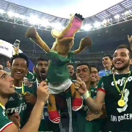 Cavalinho do Fantástico em comemoração do Palmeiras - Reprodução - Reprodução