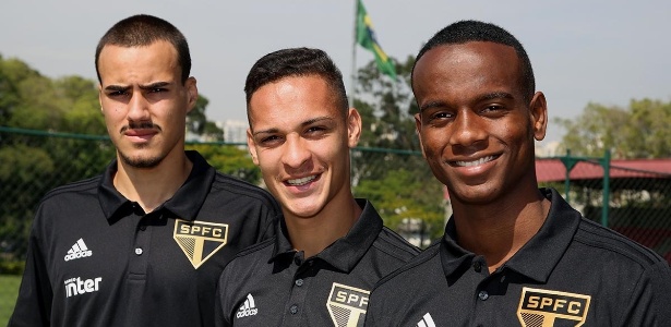 Igor Gomes, Antony e Helinho: jovens pedem passagem no Tricolor - Rubens Chiri/saopaulofc.net