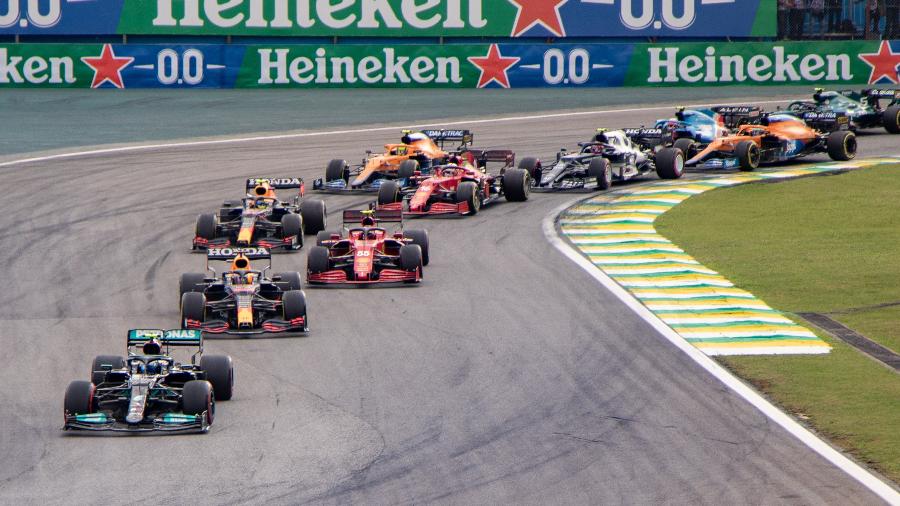 Corrida sprint foi sucesso em Interlagos no GP de São Paulo de 2021 - Stringer/Anadolu Agency via Getty Images