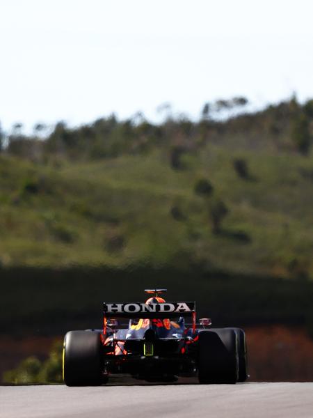 Max Verstappen na classificação para o GP de Portugal do ano passado - Bryn Lennon/Getty Images