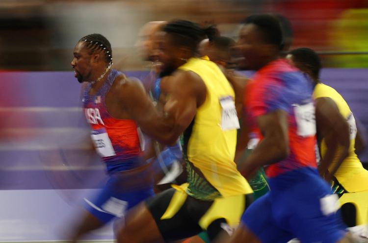 Americano Noah Lyles ficou com o ouro dos 100m rasos masculino das Olimpíadas de Paris-2024