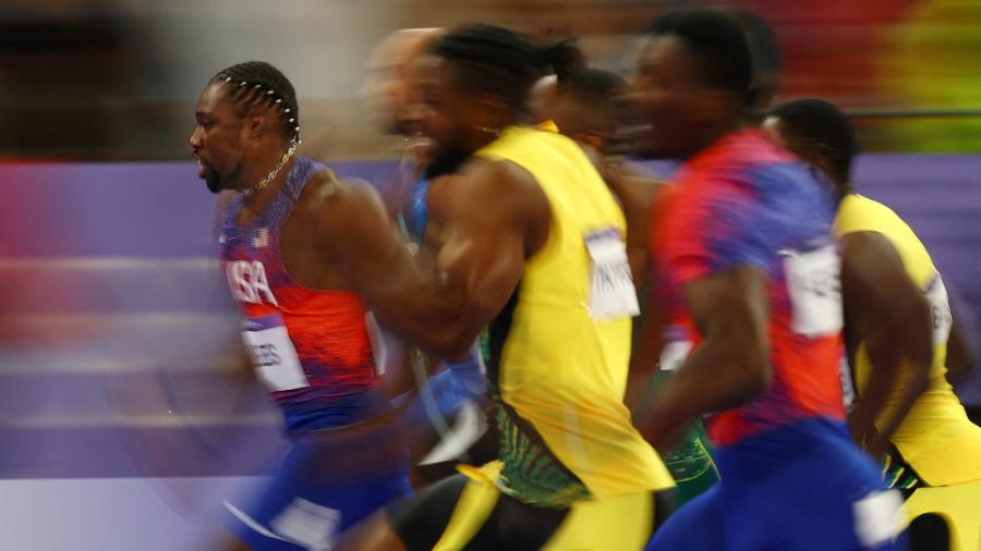 Americano Noah Lyles ficou com o ouro dos 100m rasos masculino das Olimpíadas de Paris-2024