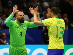 Futsal: Herói do Brasil não esperava jogar Copa e ganhou posição de lenda