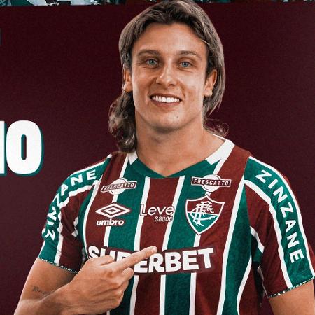 Canobbio, ex-Athletico, foi anunciado oficialmente pelo Fluminense