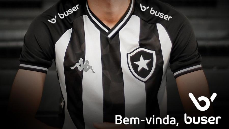 Marca da "Buser" estará estampada no ombro da camisa de jogo. Estreia será hoje (31), contra o Cruzeiro, pelo Campeonato Brasileiro. - Reprodução site oficial