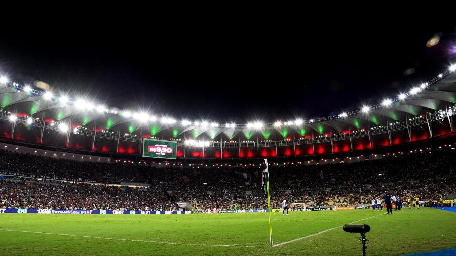 Torcida do Fluminense no Maracanã para jogo contra o Fortaleza - Mailson Santana/Fluminense FC