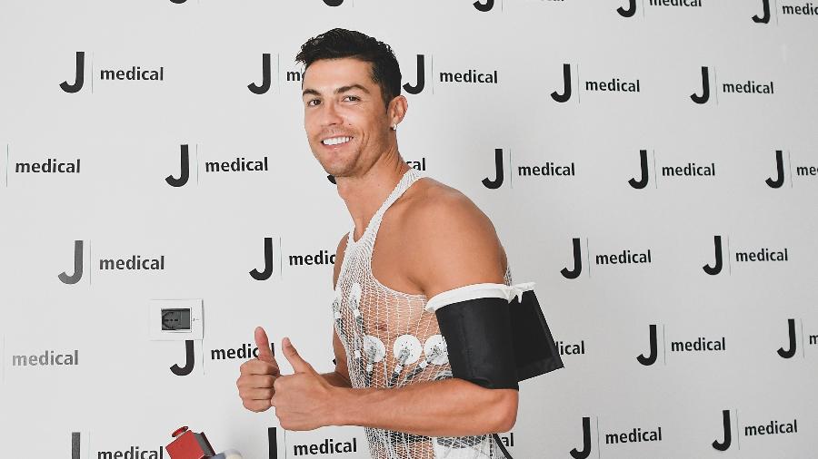 Cristiano Ronaldo durante testes físicos na Juventus - Daniele Badolato - Juventus FC/Juventus FC via Getty Images