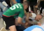 Torcedores argentinos e mexicanos brigam durante jogo da Copa; assista - Reprodução/Twitter