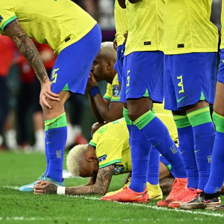 Brasil foi eliminado para uma seleção europeia nas últimas quatro