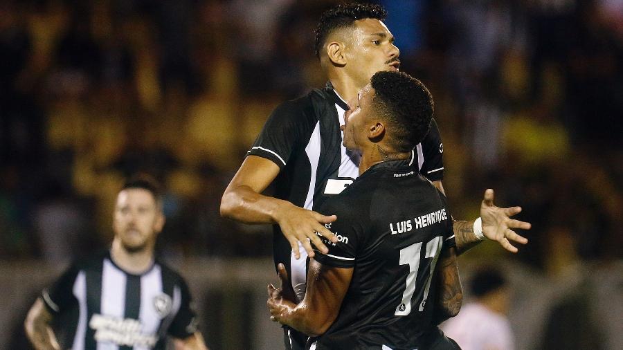 Tiquinho, do Botafogo, celebra gol contra o Audax no primeiro jogo da final da Taça Rio - Vitor Silva / Botafogo