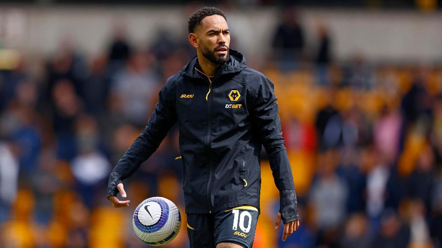 Matheus Cunha, do Wolverhampton, em jogo contra o Tottenham, pelo Campeonato Inglês Matheus Cunha, do Wolverhampton, em jogo contra o Tottenham, pelo Campeonato Inglês
