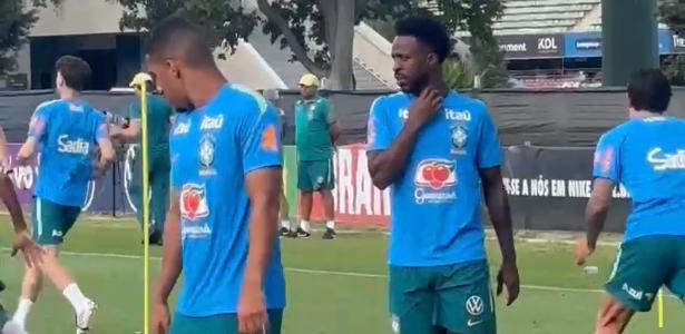 Vini Jr. brilha no treino e seleção brasileira se prepara para novos desafios