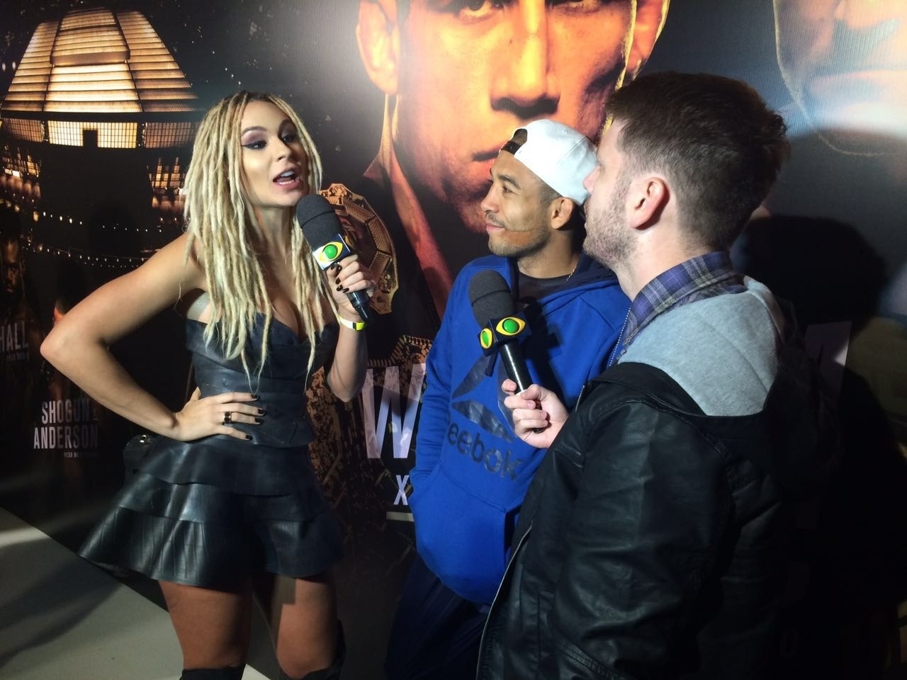 José Aldo concede entrevista ao "Pânico", da Rede Bandeirantes - Jorge Corrêa/UOL Esporte